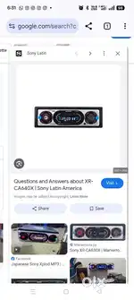 Sony car cassette player