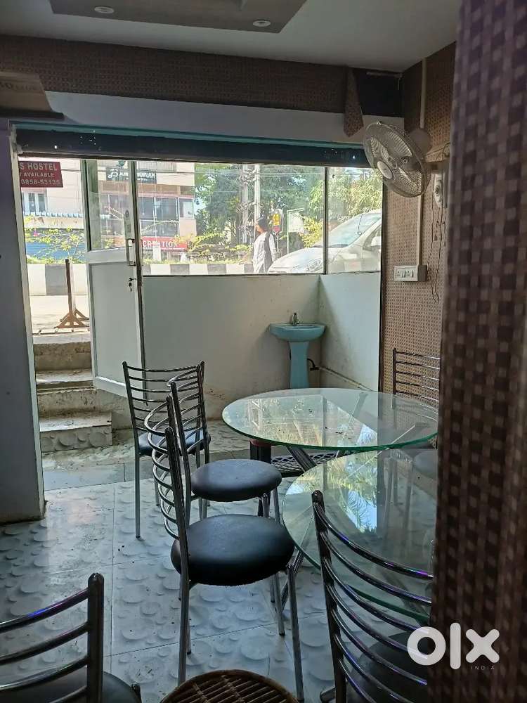 Running restaurant on Rajgarh main road for immediate rent