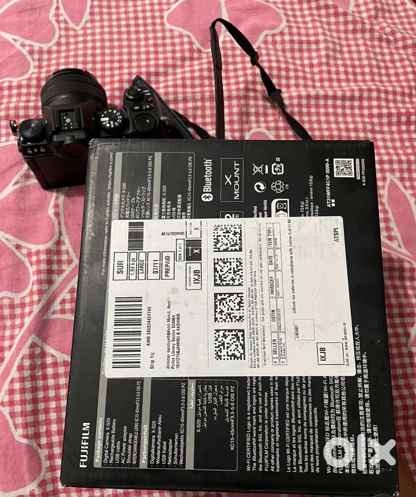 Fujifilm XS20 With 15-45 Lens and other accessories