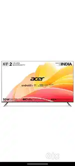 Acer Tv I series 164 cm (65 Inch) Ultra HD (4K) Led Smart Android Tv