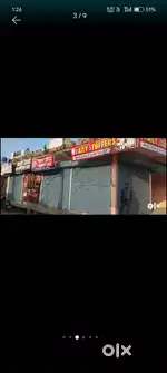 Big size hall available in market area for showroom purpose