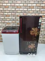 Onida fully automatic washing machine and godrej single door