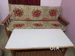 3 seater Sofa with center Square table and Chair