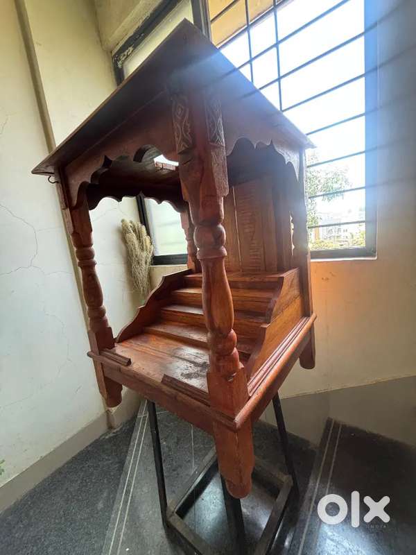 Furniture & Puja Essentials : Chair and Mandir for sale