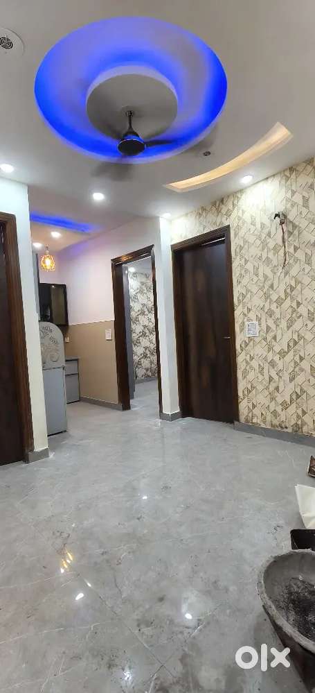 2 bhk society semi furnished flat for rent