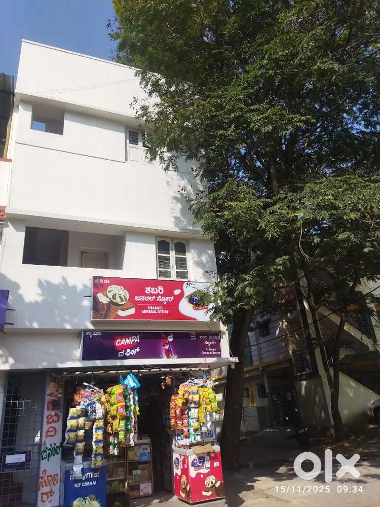 Single room with attached toilet