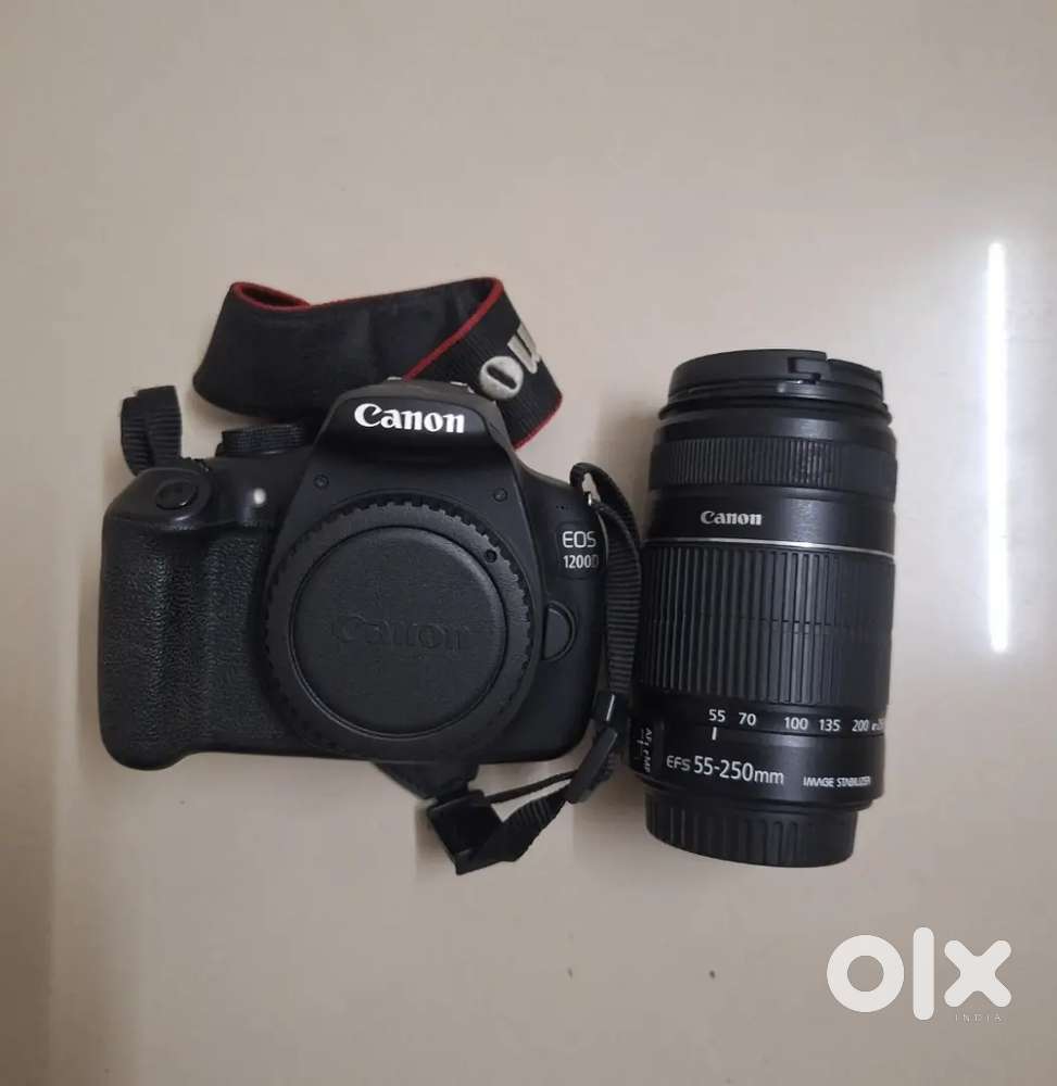Canon 1200d with EFS 55-250mm lense