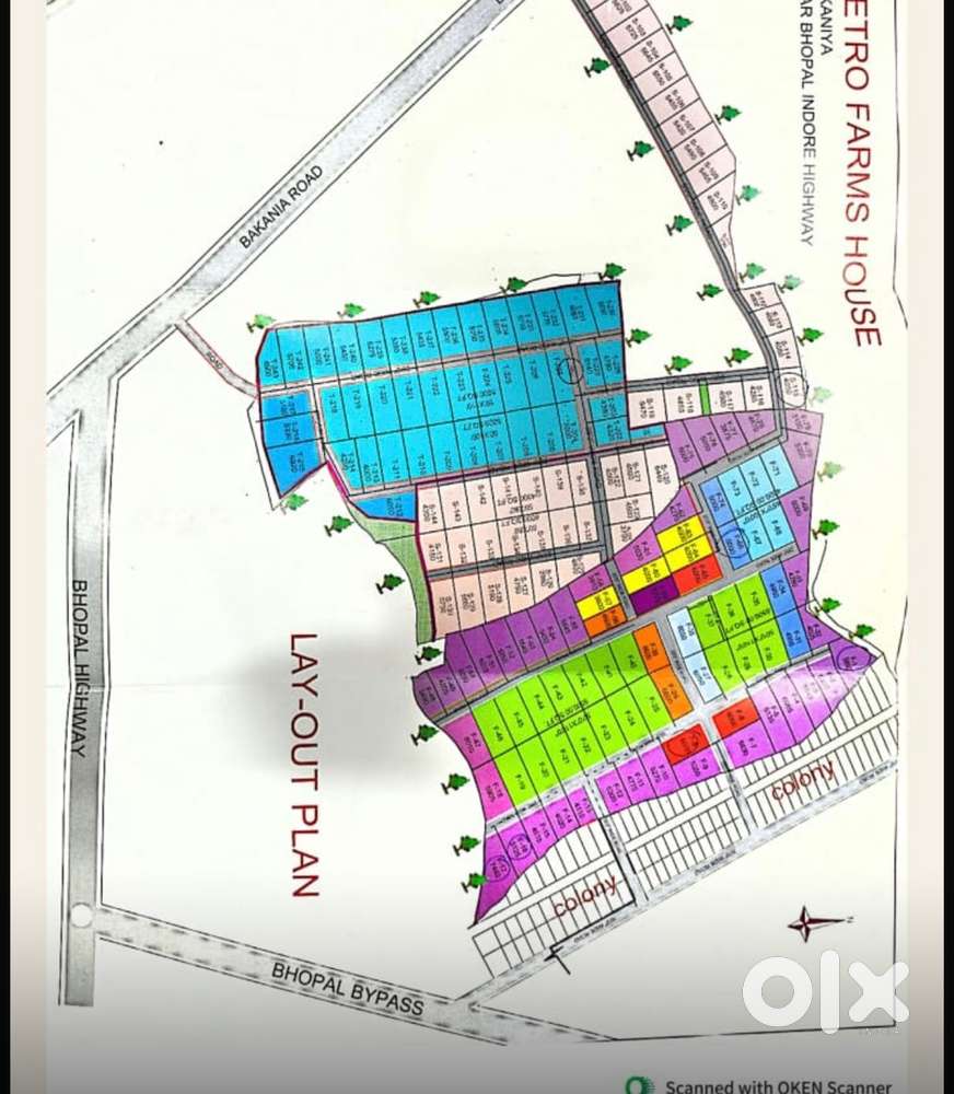 6000 sq. Ft diverted plot.,Super prime location,bhopal bypass tiraha.
