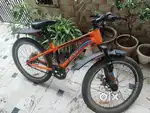 Want to sell caya brand bicycle orange color 3 years old.