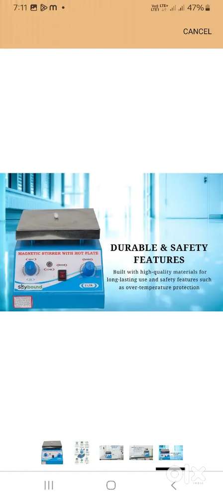 Organic Chemistry Lab Glassware with Magnetic stirrer & more