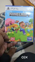Minecraft Ps5 game cd brand new only 1 week old