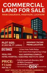 81,000 Sq. Ft. Prime Commercial Land  Lucknow's Next Business Hub