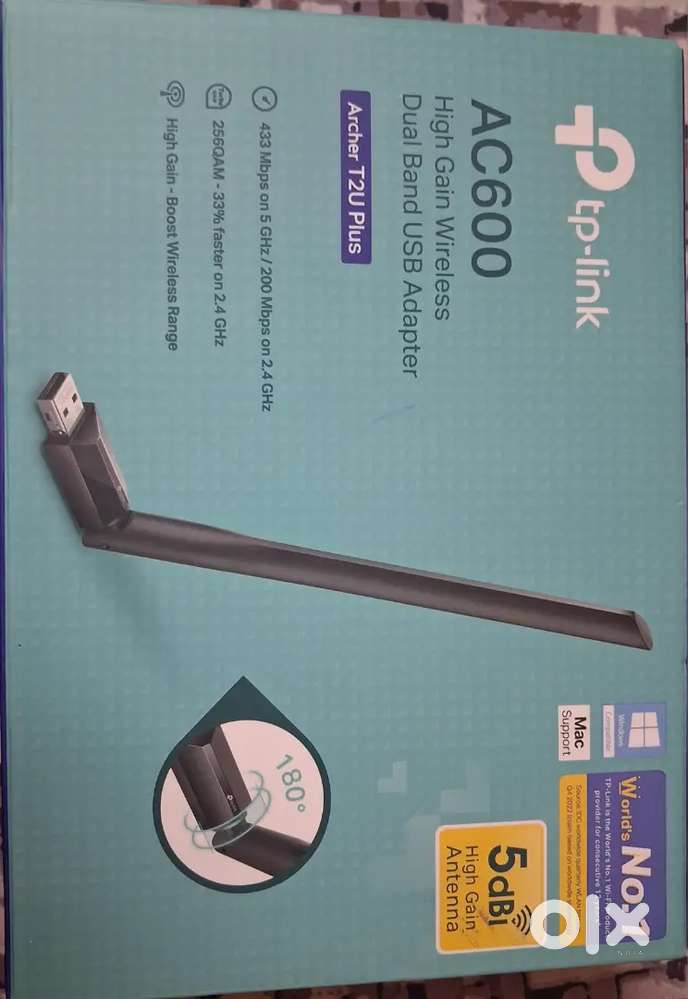 Tplink  AC600 High gain Wireless Dual band USB adapter