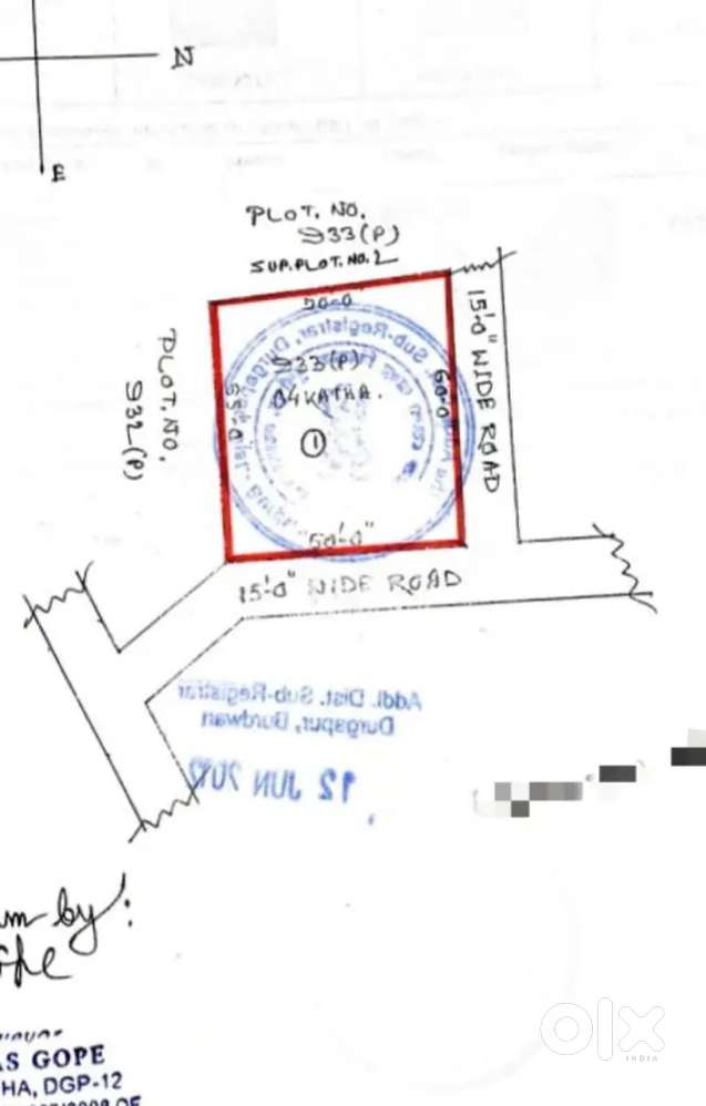 Arra 4 katha land sale ache