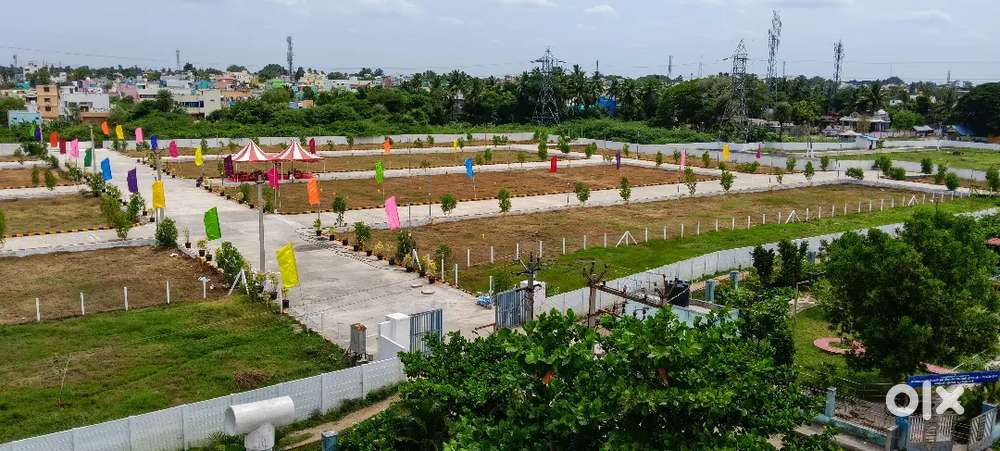 Plots @ Natesan school near # mannivakkam #