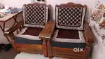 Woolen sofa