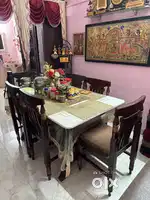 dining table with marble top