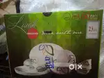 Larah by Borosil Silk Series Blue Eve Opalware Dinner Set