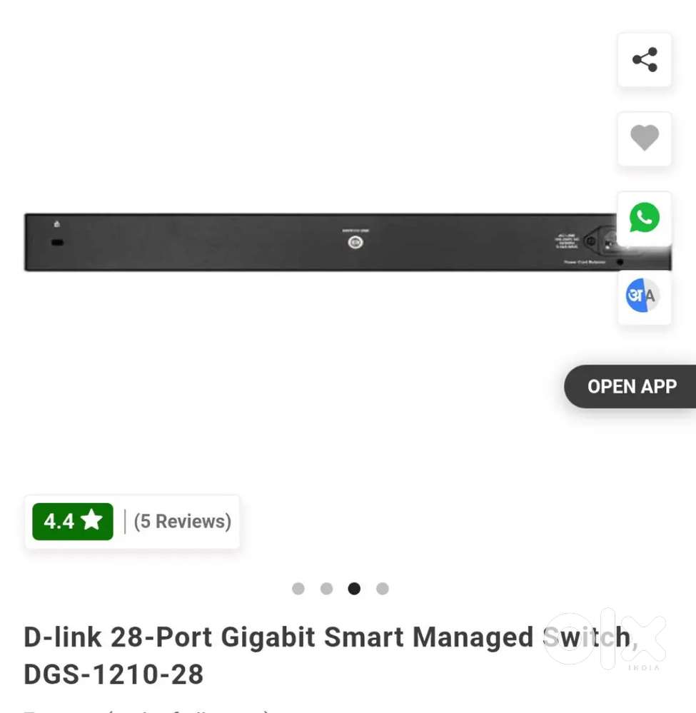 D-Link DGS-1210-28 28-Port L2 Gigabit Smart Managed Switch  24 Gbit