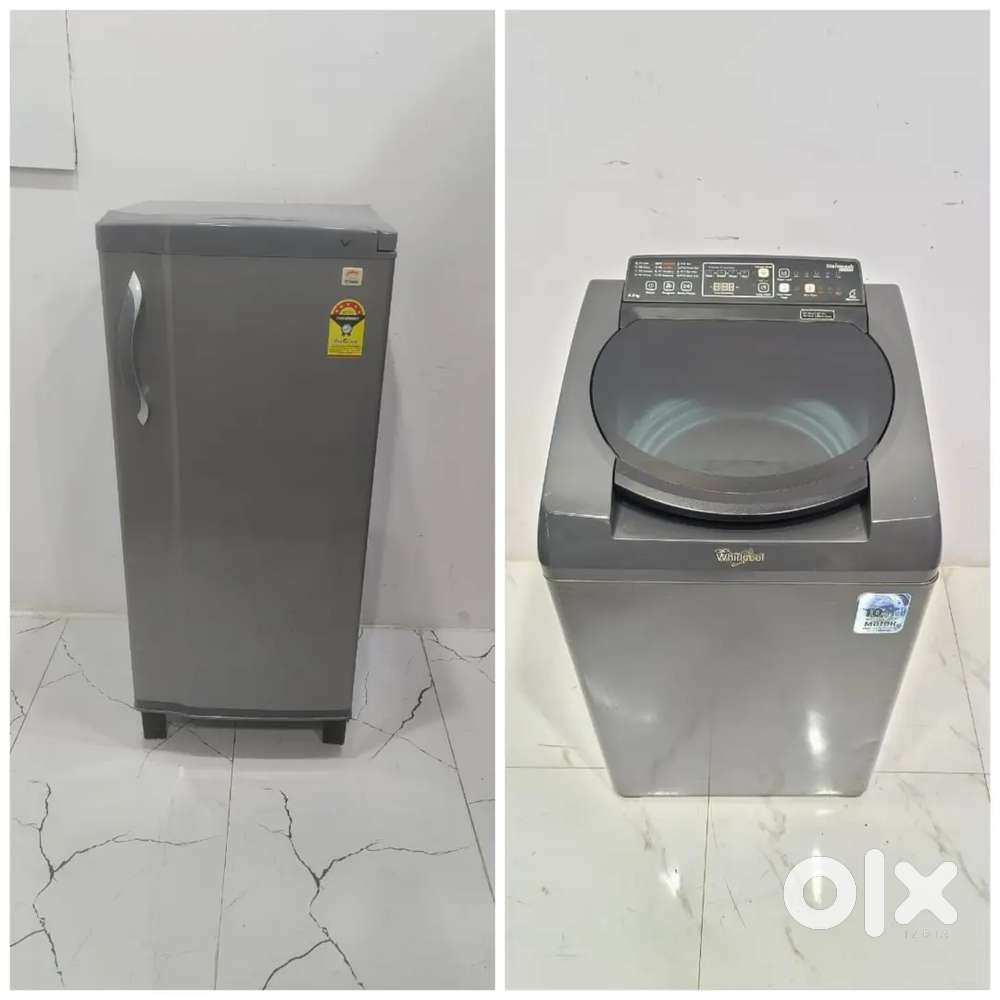 Godrej single door and whirlpool top load with one year warranty