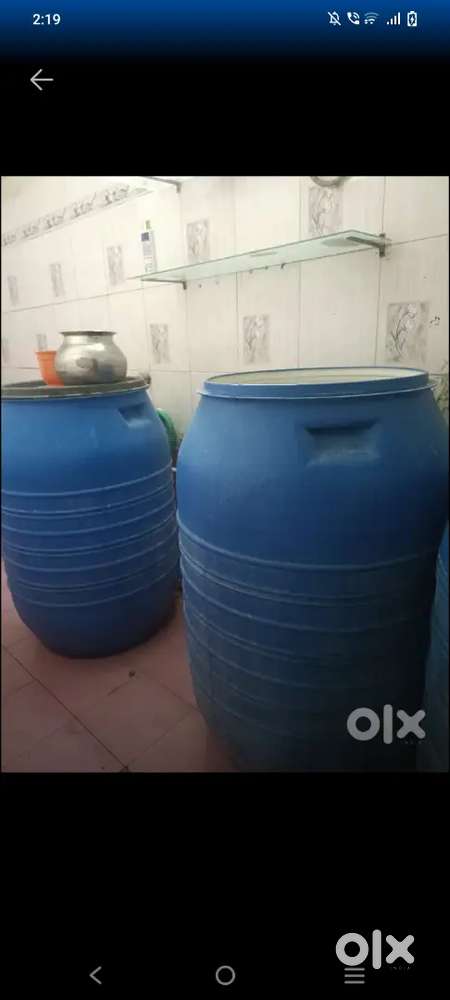 Water blue drum 3 water drum