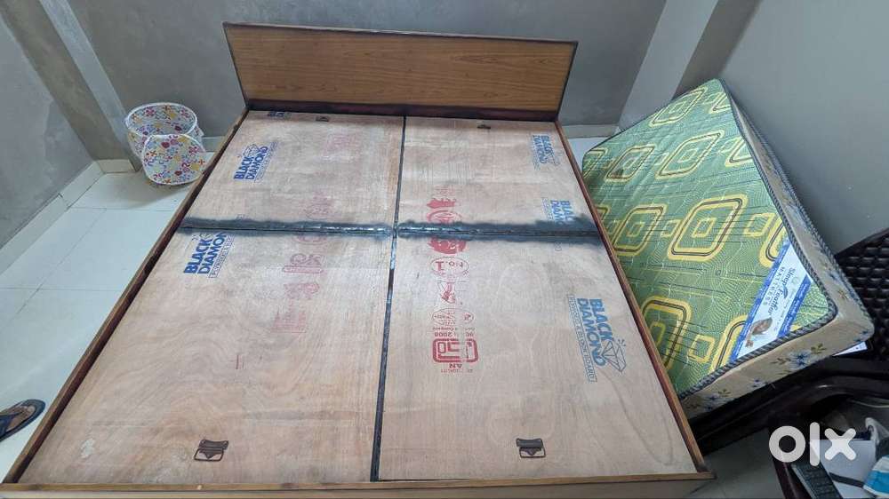 Double Bed 6.5 ft × 6 ft; 1-year old, Negotiable
