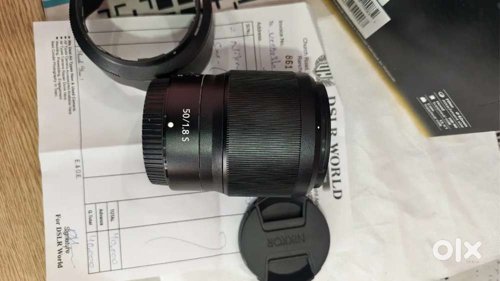 Nikon Z 50mm F1.8 and 40mm F2 Lens almost unused condition
