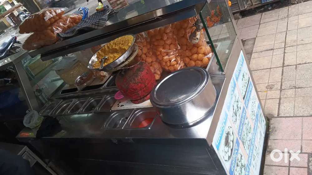 Pani puri counter pure 100%steel