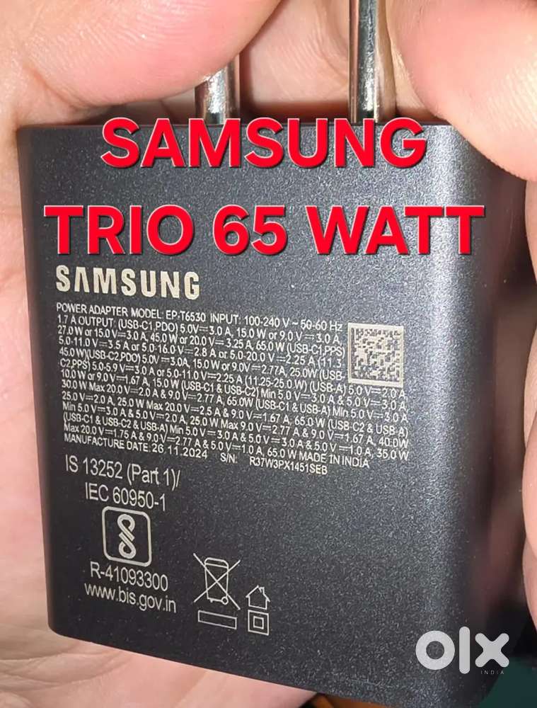 Samsung Trio 65W Charger