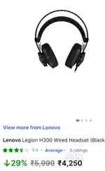 Legion H300 Gaming Headset with noise cancelation microphone - NEW
