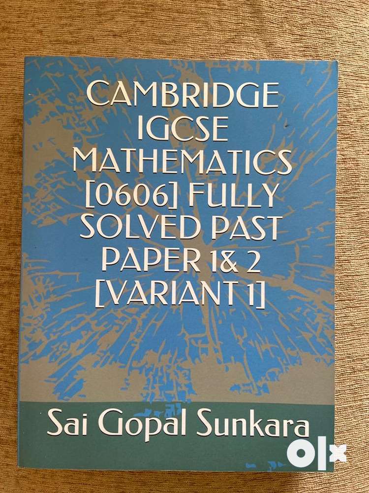 Cambridge IGCSE Solved paper Book