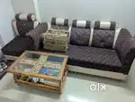 Sofa and dining table