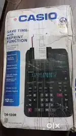 Casio DR-120R-BK Priniting Calculator (Black)