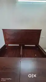 King size box bed. Used, good condition with minor defect.