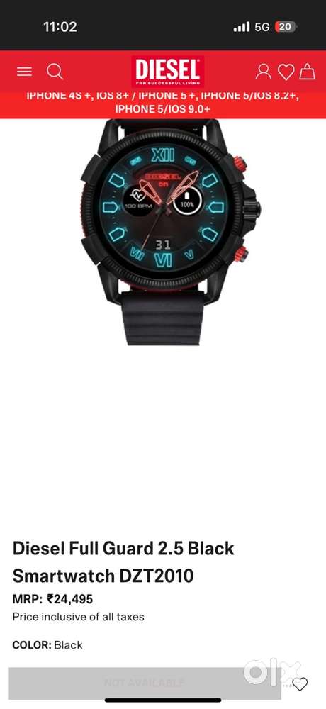 Diesel smart watch 2.5
