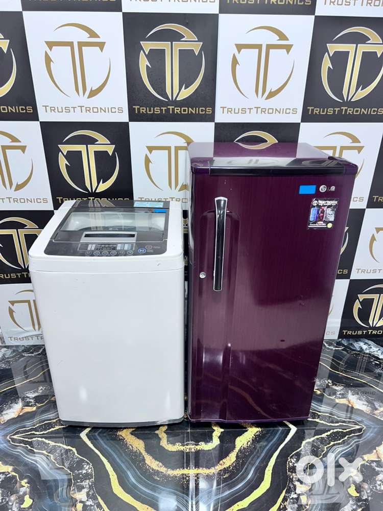LG TURBO DRUM machine & LG FRIDGE COMBO AT JUST FOR 14k with warranty