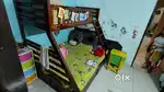 Sheesham Wood Bunk Bed with Two Drawer Storage (Honey Finish)