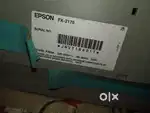 Epson ledger printer