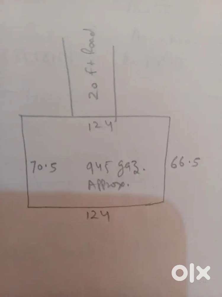 945 gaj plot sale approx 1 bigha kheri