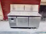 Pizza Make Line with under counter Chiller