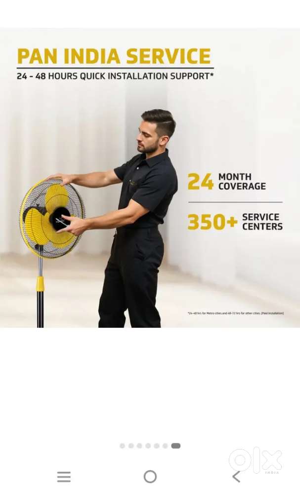 Mere pass ek 1saal purana fan hai avi v new condition me hai