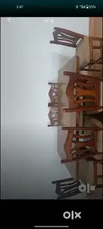 Royal Tealk wood dining table 6seater