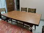 Dining table - teak wood - 4 seater urgent sale