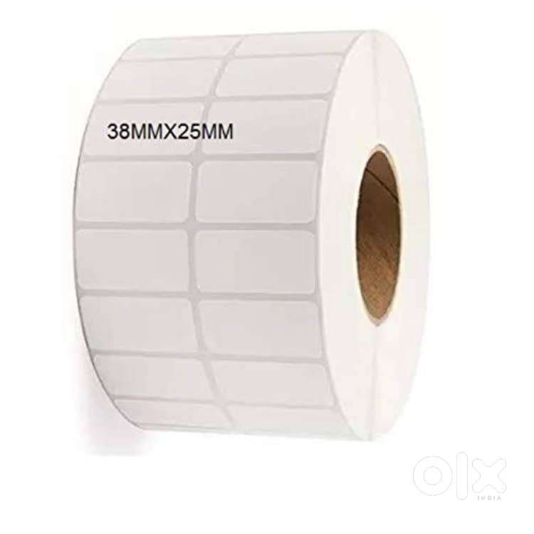 38x25 (Chromo) Barcode Labels Stickers, 4000 Label in Roll,2up (10 PC)
