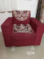 Sofa Set & Bed with steel stand
