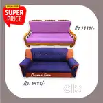 Sofa set Sale New Wooden Sofa set and Cushion sofa Pu sofa set # K1445