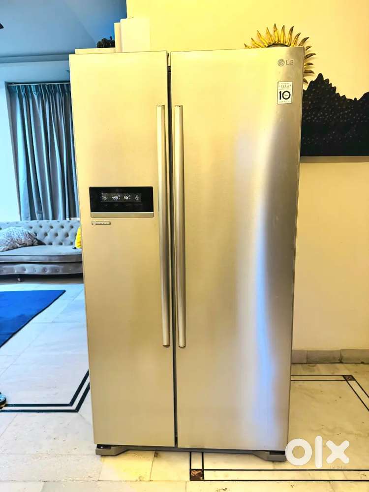 LG side by side double door