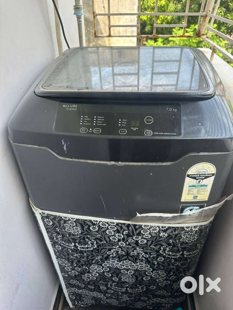 4 years old godrej washing machine 7kg fully automatic