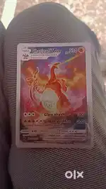 This pokemon card name is Charizard