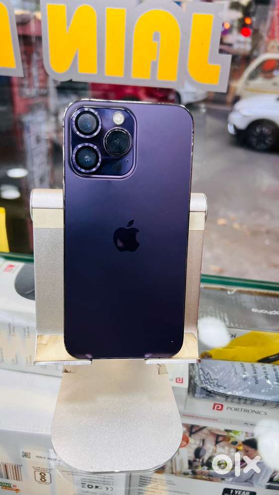 I phone 14 pro max 128 gb purple (jain mobile)